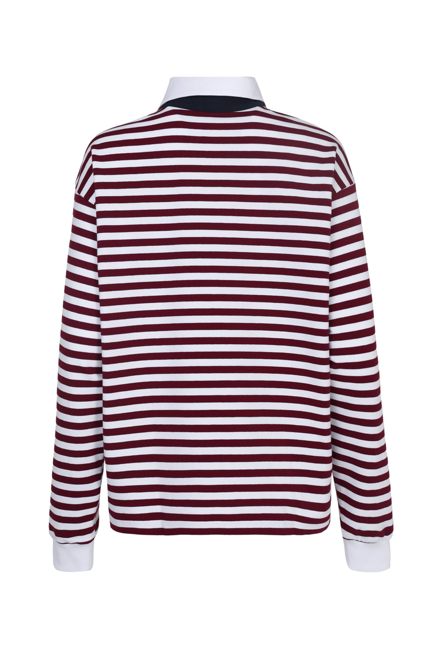 Лонгслив-поло BRETON STRIPE