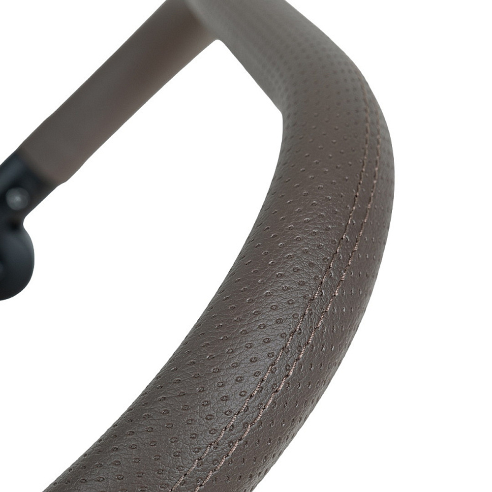 Детская коляска Roan Sol Vintage Luxury 2.0 3 в 1 с автокреслом Tutis Elo Lux EduSky Grey PIX/50/L Pixel/Light/Black/руч.Cappuccino