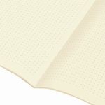 Тетрадь 48 л. в точку обложка кожзам SoftTouch, сшивка, A5 (147х210мм), БЕЛЫЙ, BRAUBERG RAINBOW, 403884