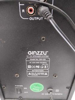 Акустическая система 2.1 с Bluetooth GM-426 Ginzzu