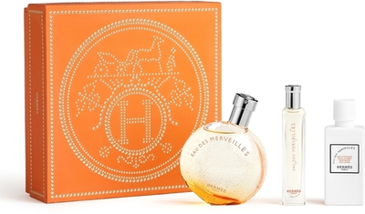 HERMES Eau des Merveilles Eau de Toilette Set подарочный набор для женщин III.