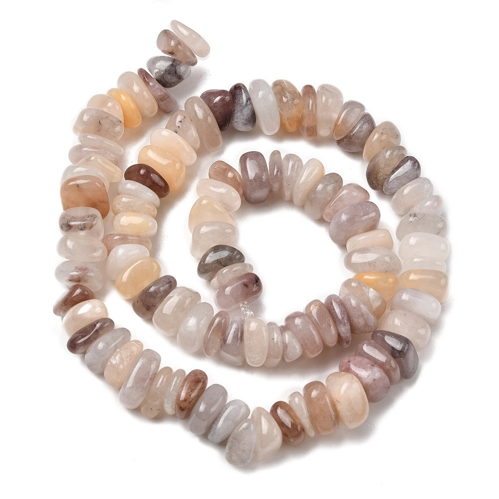 75919 Кварц тон. дымчатый микс чипсы 9-10мм, нить 19см