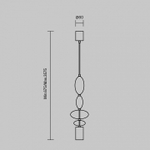 Подвесной светильник Maytoni Monochrome MOD071PL-L8B3K3