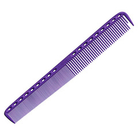 Фиолетовая многофункциональная расческа для стрижки 215мм с рельефным обушком Y.S. Park YS-335 Purple