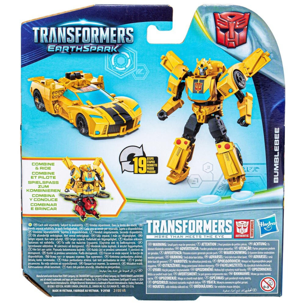 Hasbro Transformers EarthSpark - фигурка воина Бамблби F8664 / артикул   F6230 F8664  / GTIN 5010996209191