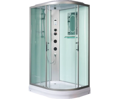Душевая кабина WeltWasser (ВельтВассер) Werra 1204 L, с низким поддоном, с электрикой и ГМ, 120x90x217