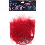 Украшение-оберег «Ловец Снов-Dream prince» 11*45см цвет красный