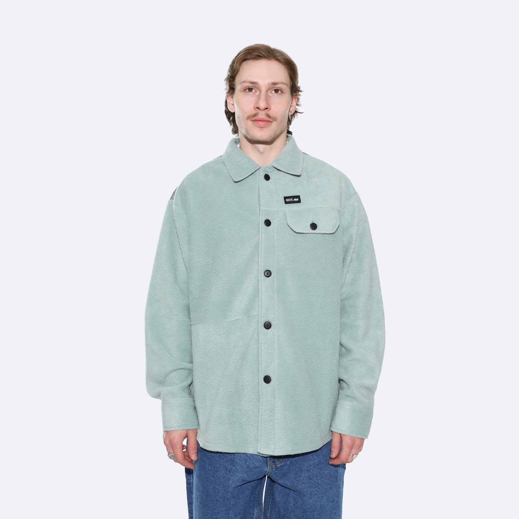 Флисовая рубашка Kusto Shirt (mint) артикул: - купить в магазине Дайс