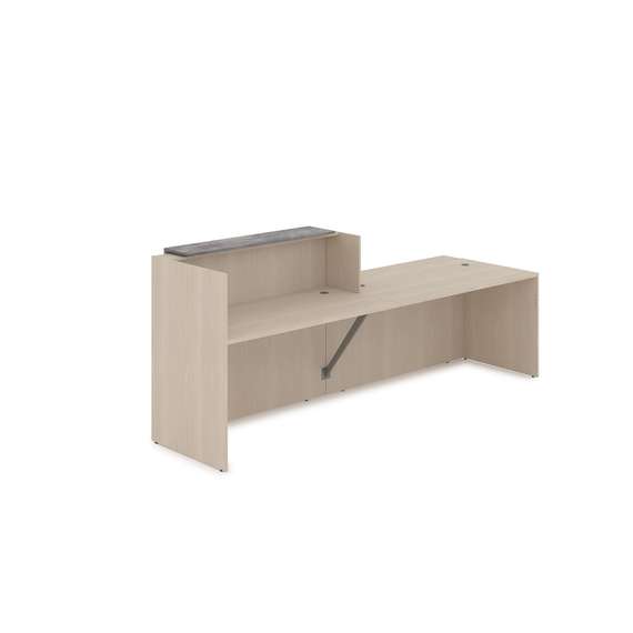 1КРС-ДС.007 Комплект Ресепшн с фартуком ЛДСП (2832*901*1161) (без подсветки)