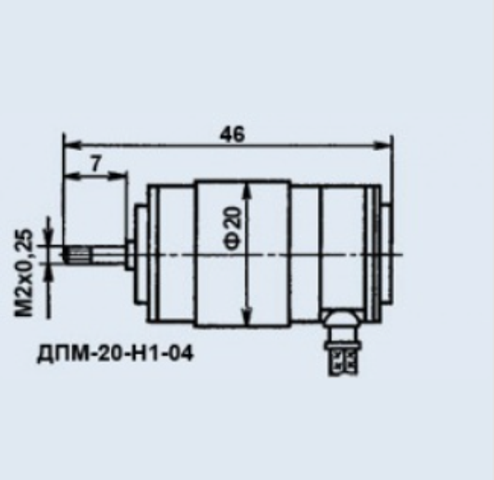 Электродвигатель ДПМ-20-Н1-04