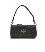 кожаная сумка через плечо kira chevron TORY BURCH - черный(90456)