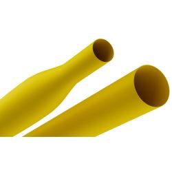 Термоусадочная трубка ЭРА NO-224-512 ТТУ нг-LS 50/25 жёлтая в отрезках по 1 м 10 шт