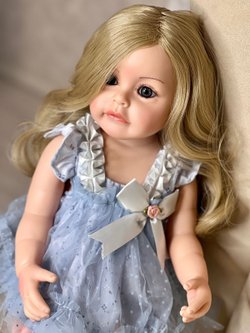 Кукла Реборн виниловая 55см в пакете (FA-028)