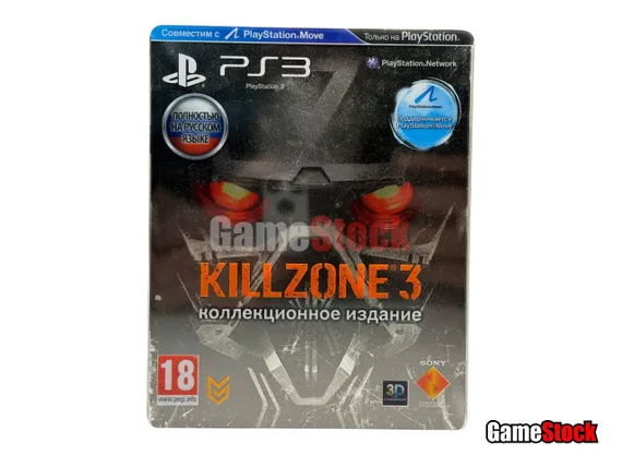 PS3 Killzone 3 SteelBook (Б/У, Полностью на русском языке, BCES-01007)