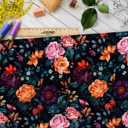 Ткань премиум бифлекс золотистая роза