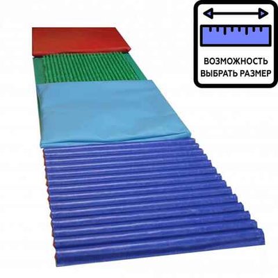 Детская массажная дорожка с чехлом и со следочками