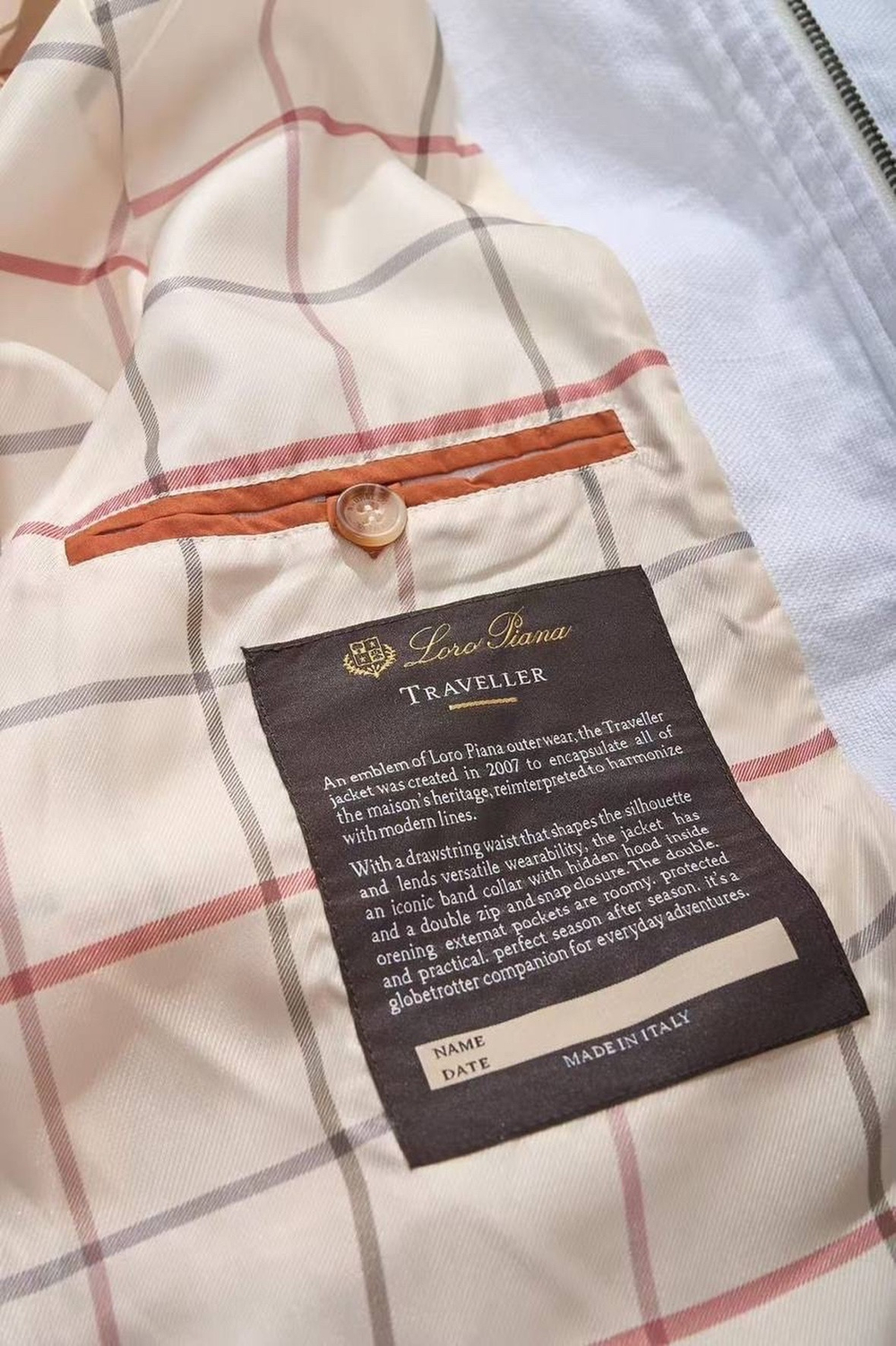 Льняная ветровка Loro Piana