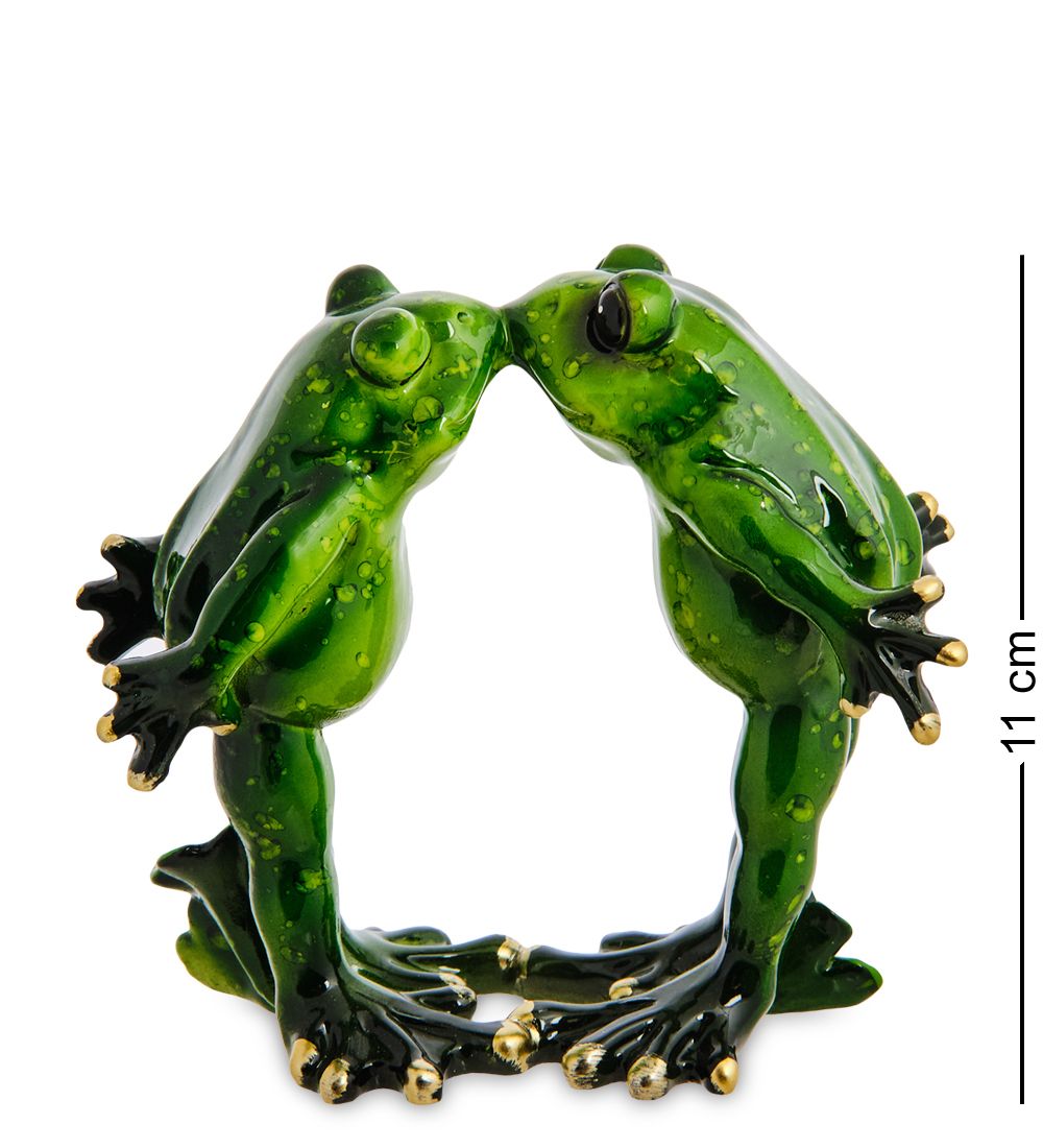 GAEM Art MN- 89 Фигурка «Пара лягушек - нежный поцелуй»