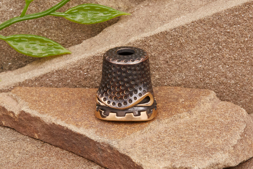 Бусина для темляка Рубль (биметалл) от мастерской Братьев Пешковых