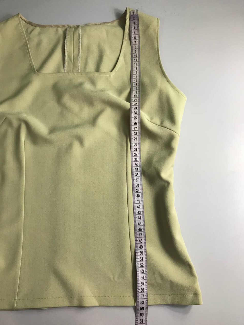 Топ базовый под пиджак, визуально 46 размер