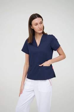 Топ медицинский женский Лаконико, нэви Old