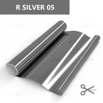 Пленка солнцезащитная зеркальная R SILVER 05 LUXFIL, (на отрез)