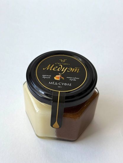 Мёд-суфле "Царский бархат", с кэробом, 180 гр