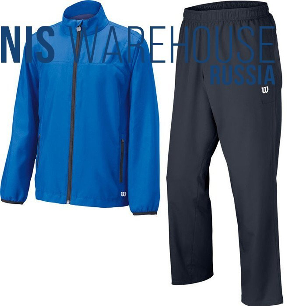Костюм теннисный Wilson Youth Team Woven Warmup - небесный