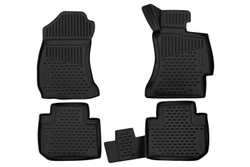 Коврики в салон для SUBARU Forester, 2012 - 2018, правый руль 4 шт. (полиуретан) арт.ELEMENT3DA0N014210