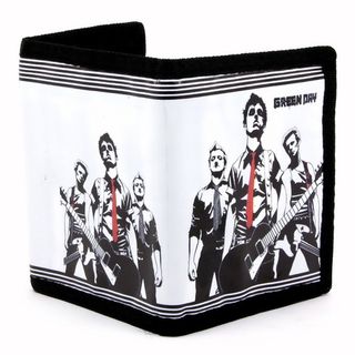 Кошелек Green Day ( ч/б группа на белом фоне )
