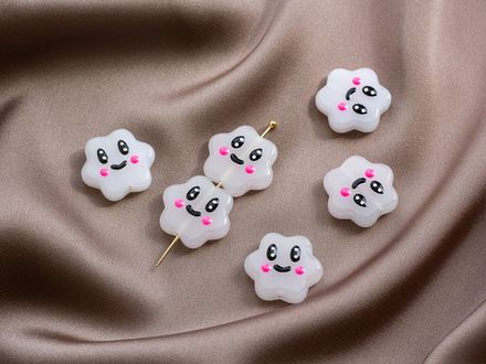 Бусина "Облако" 18мм (1шт)