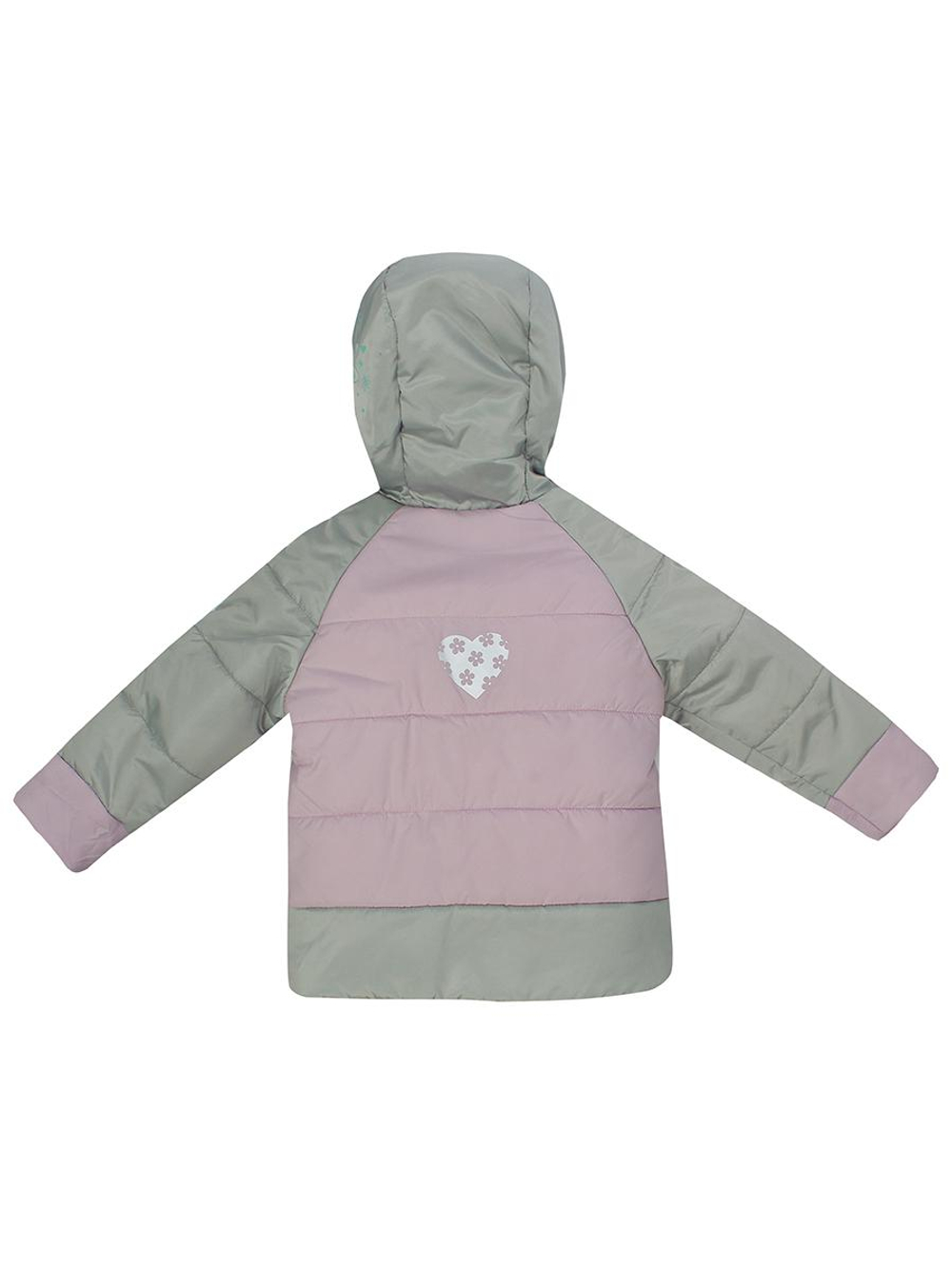 Куртка для девочек "Аглая" 26, 104р, лиловый/серебро