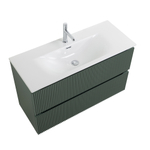 Тумба с раковиной подвесная BelBagno UNO-MINI-1000-2C-SO-VO Еловый матовый, раковина белая BB-8099-3-100