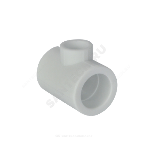 Тройник PP-R переходной белый Дн 110х50х110 внутренняя пайка VALFEX 10105010