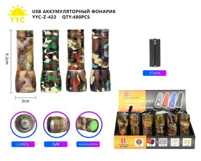 Фонарь ручной кит ZOOM YYC-Z-422 BOX24