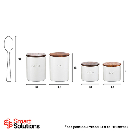 Банка для кофе 650мл Smart Solutions