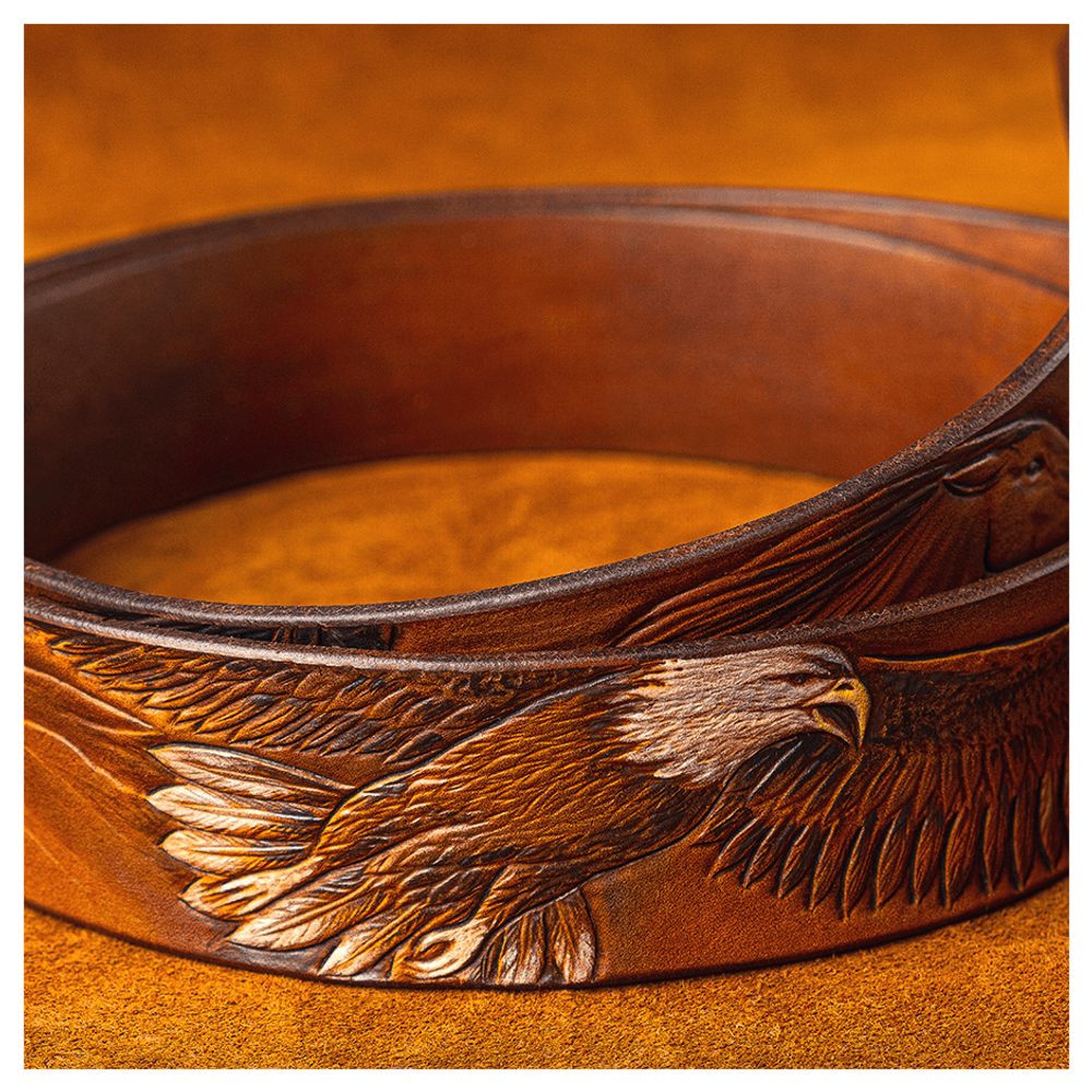 Кожаный ремень «Орел»