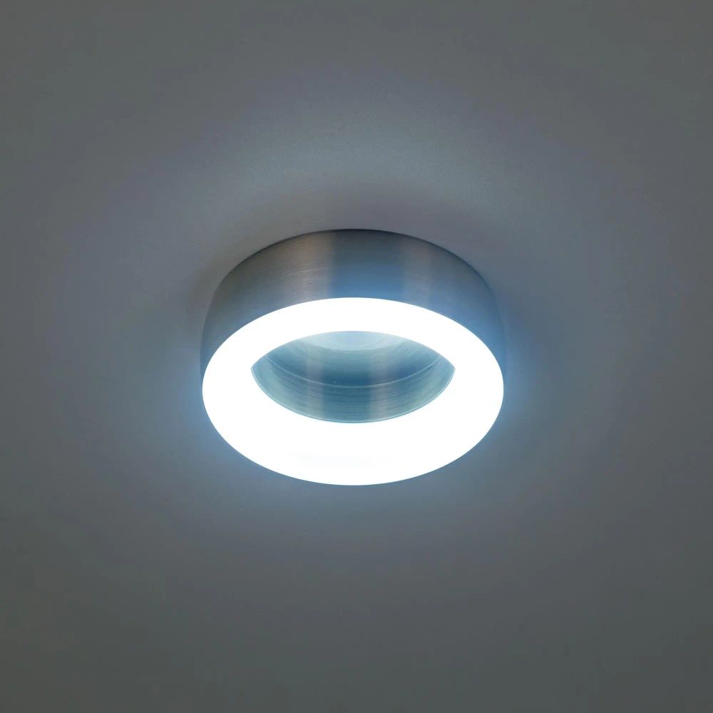 Citilux Болла CLD007N1 LED Встраиваемый светильник с диммером Матовый Хром