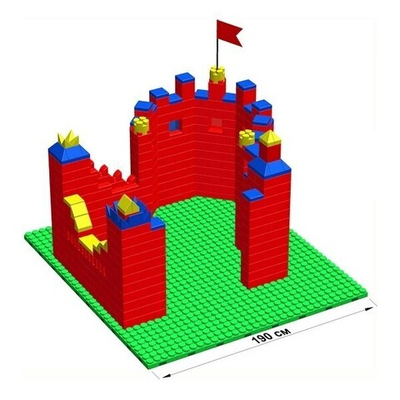 Большой конструктор LK Крепость GB10 L на платформе 32х35, для детей 5-12 лет