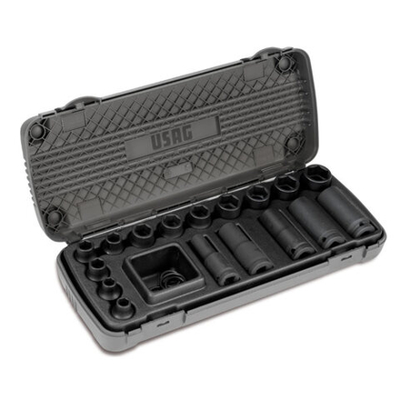 608 1/2 M Набор ударных головок в пластиковом кейсе, USAG (Италия)