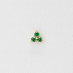 Threeleaf tops with Precious gems