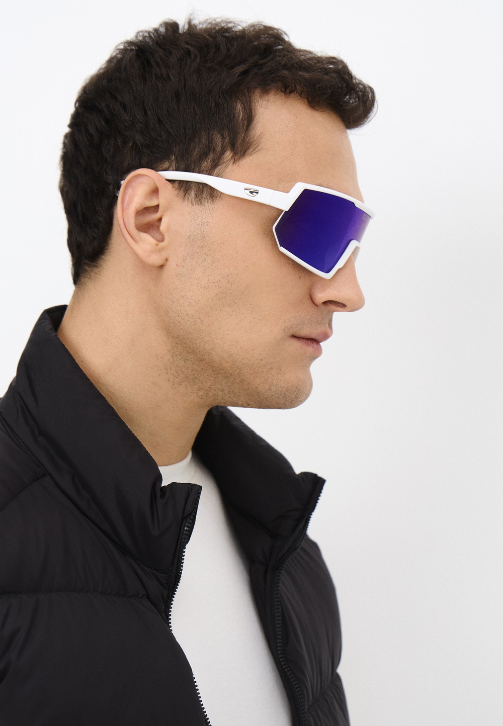 Спортивные очки GOG Zeus / Matt White / Polarized Blue Lens