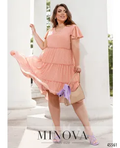 Платье 8638-1-пудра Minova
