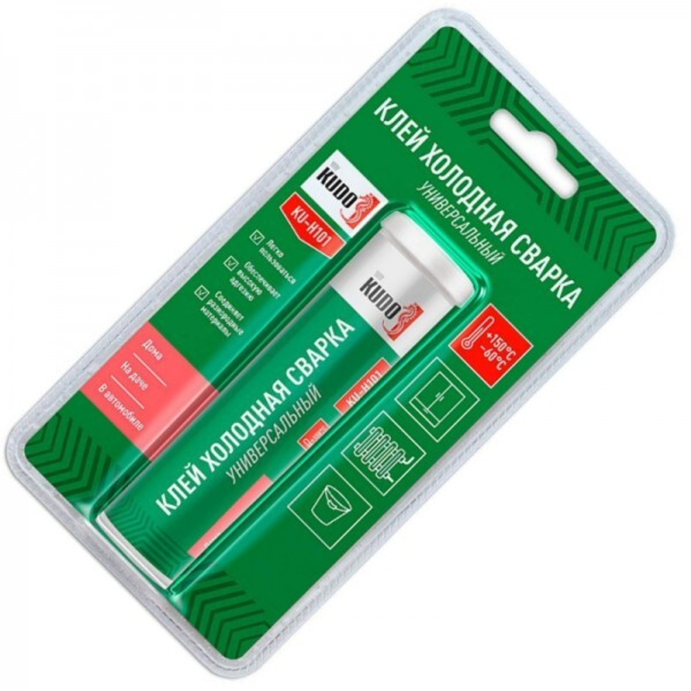 КЛЕЙ KUDO ХОЛОДНАЯ СВАРКА УНИВЕРСАЛЬНЫЙ 60ГР