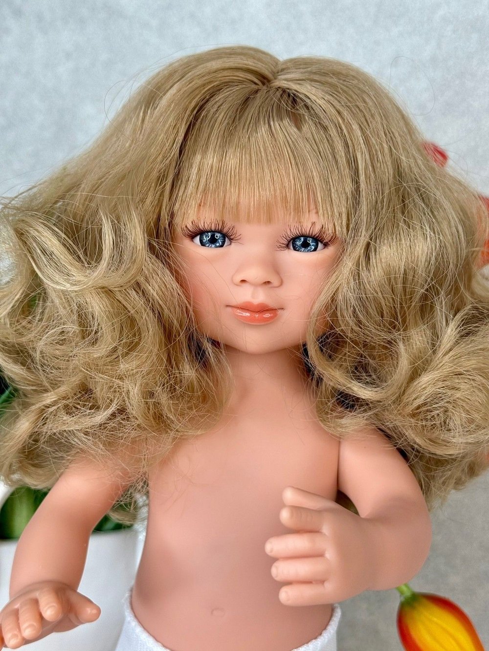 Кукла D Nenes виниловая 34см Celia без одежды (022326W)