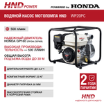 Мотопомпа HND WP20PC