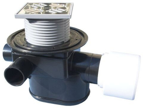 Трап для внутренних помещений HL70 с обратным клапаном