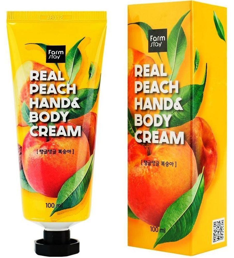Farm Stay Real Peach Hand &amp; Body Cream крем для рук и тела с персиком