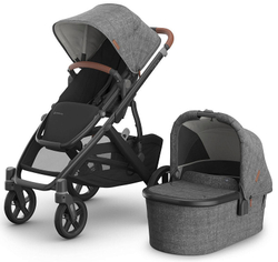 Коляска для погодок UPPAbaby Vista V3 2 в 1 (2 прогулочных блока и люлька) Greyson