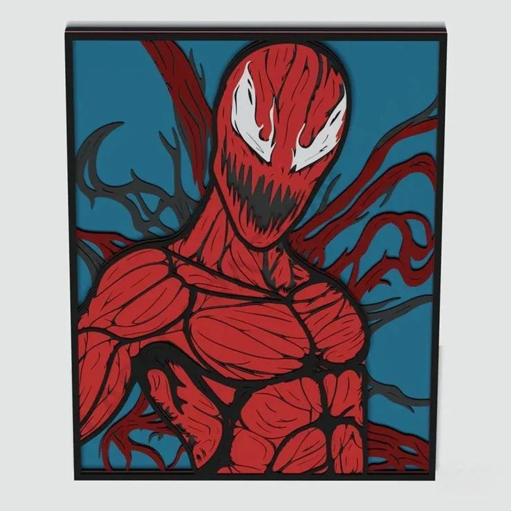 3D Картина по номерам из дерева Карнаж, 38x50 см